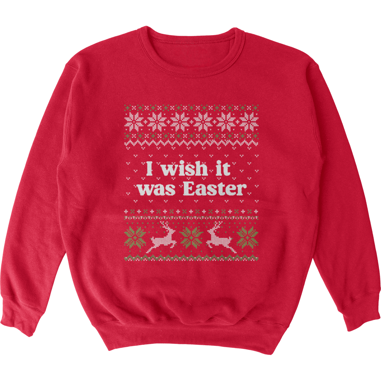 I Wish It Was Easter Tacky Sweater