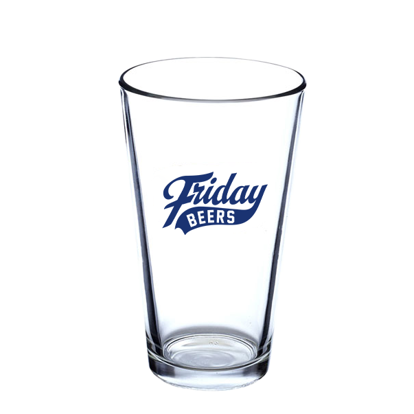 Friday Beers Pint Glass