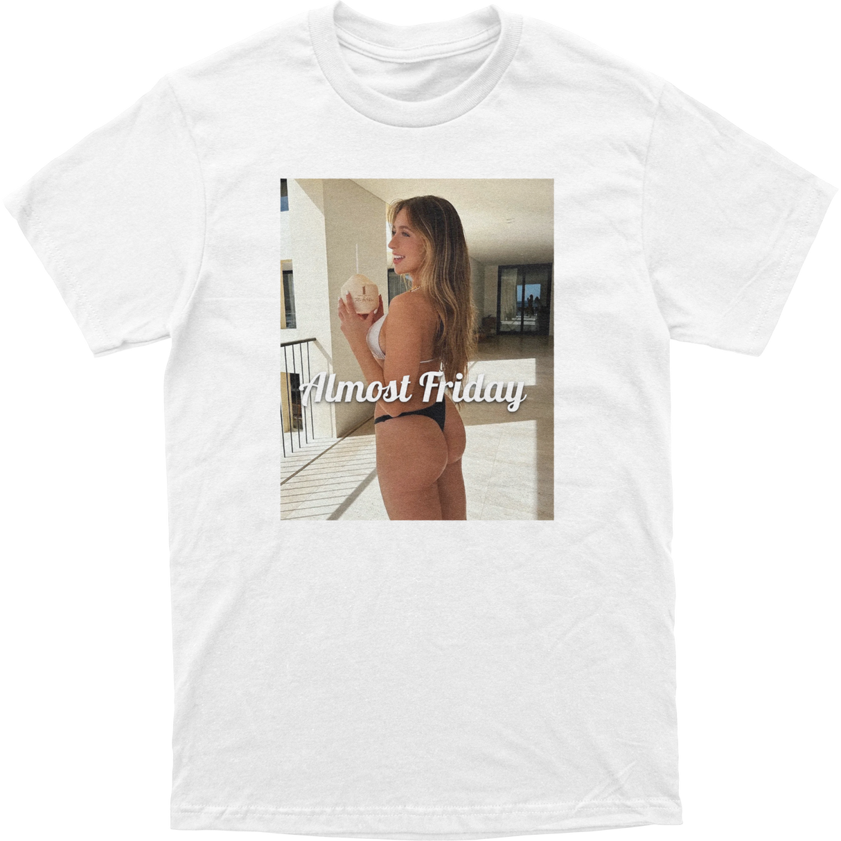 Almost Friday McRae Coconut Tee