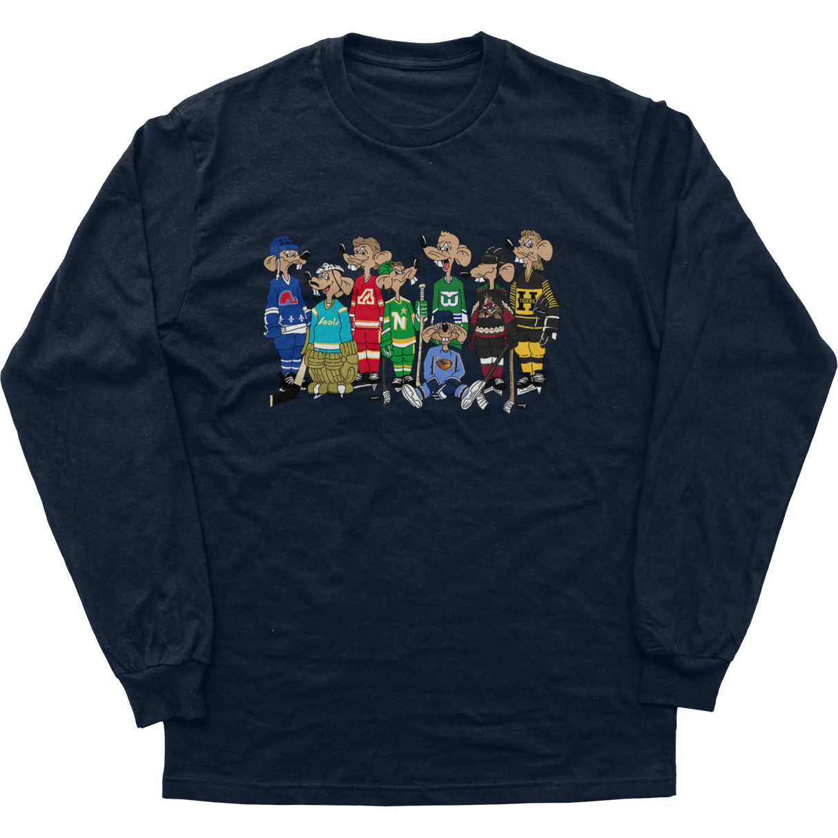 Rink Rats Retro Longsleeve