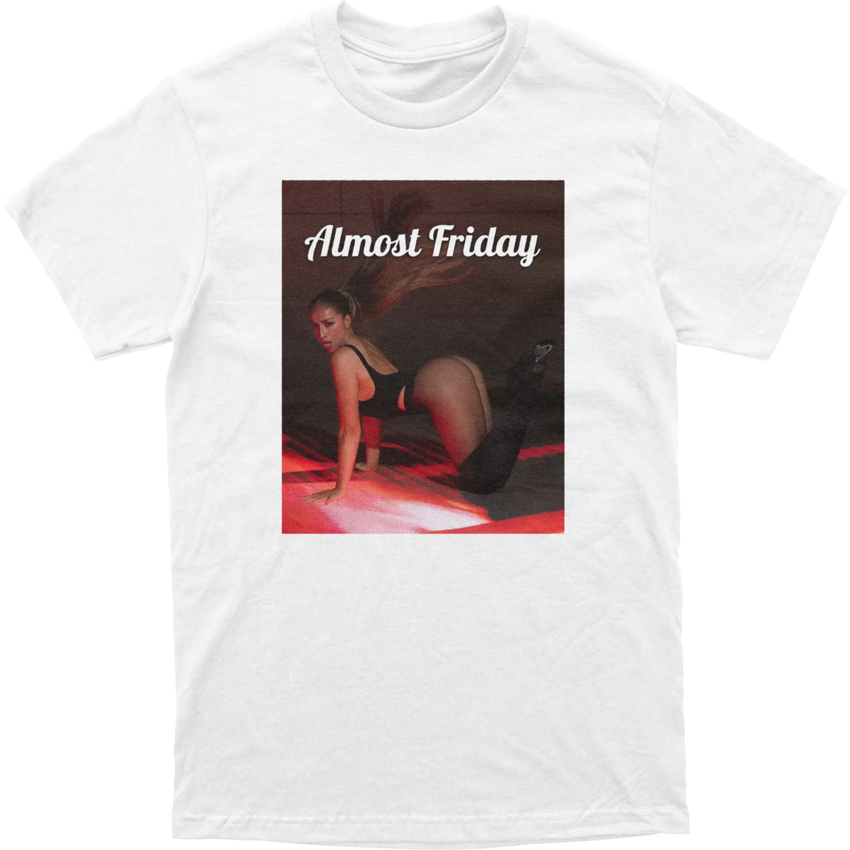 Almost Friday Mcrae Hair Flip Tee