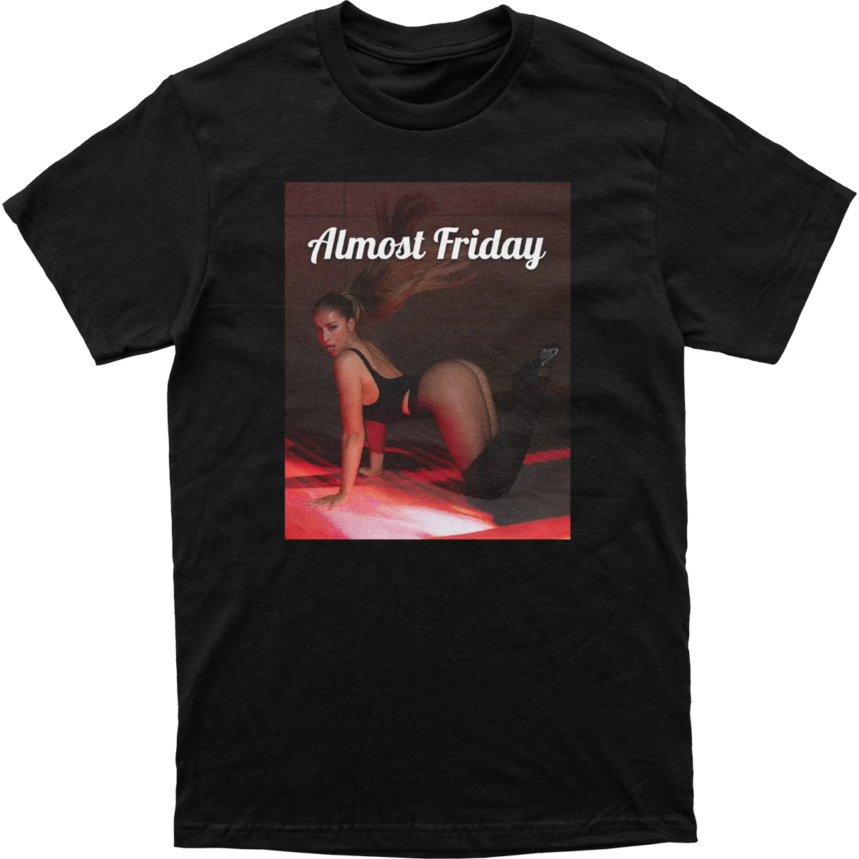 Almost Friday Mcrae Hair Flip Tee
