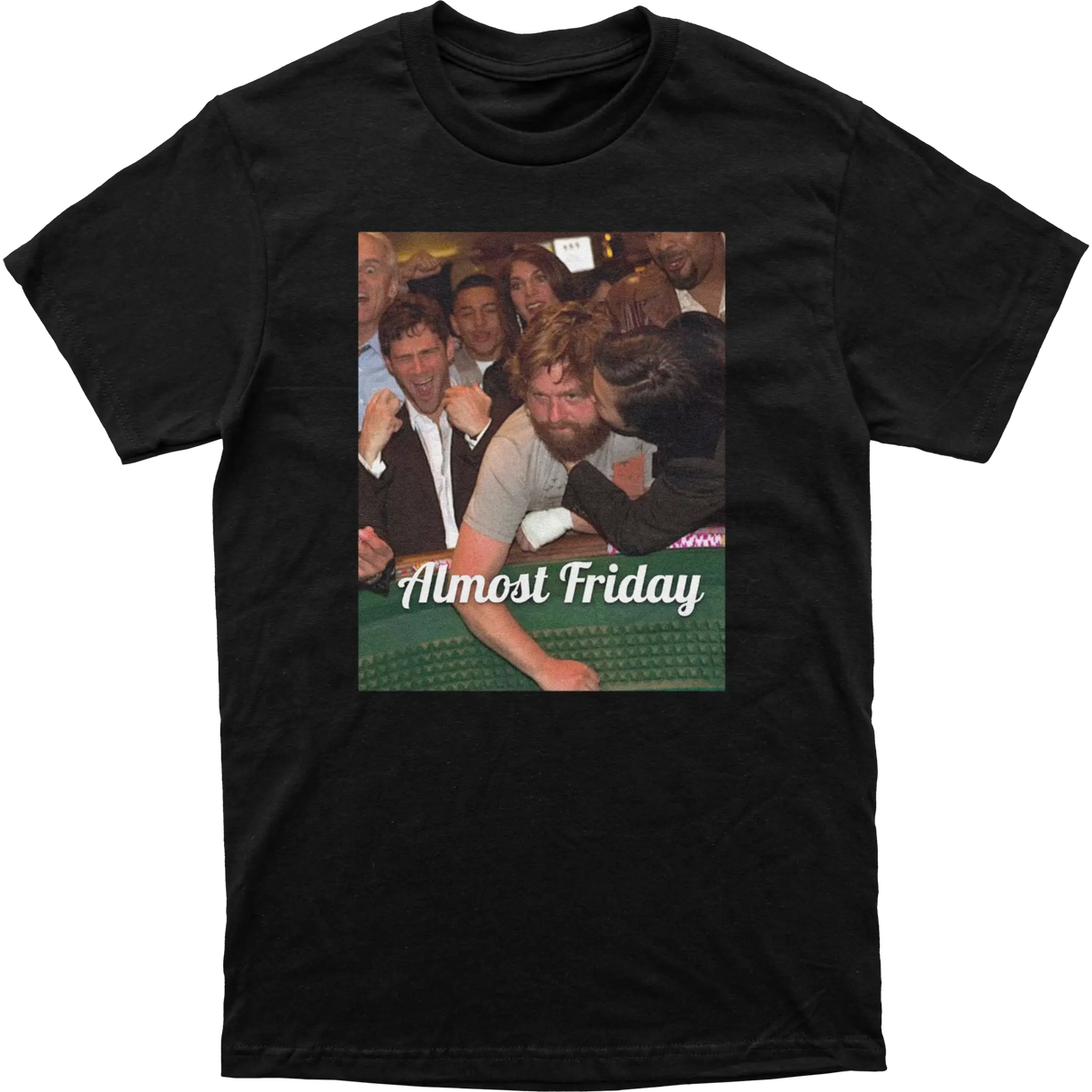Almost Friday Hangover Cheek Kiss Tee