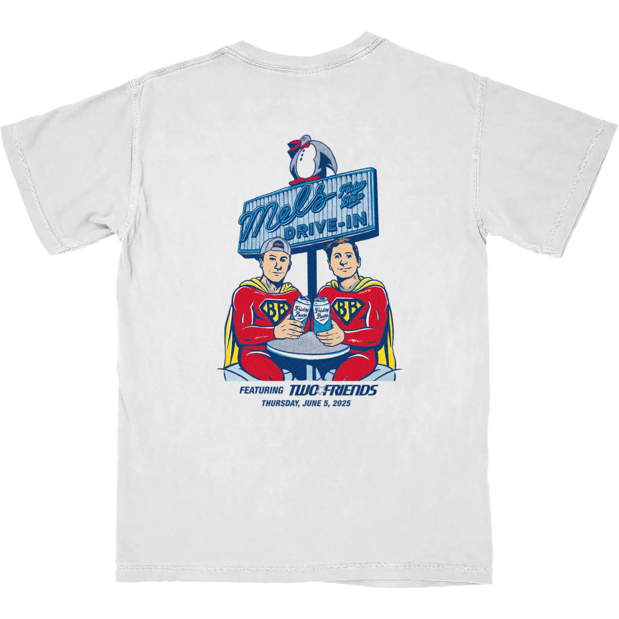 TWO FRIENDS X FRIDAY BEERS X MELS TEE