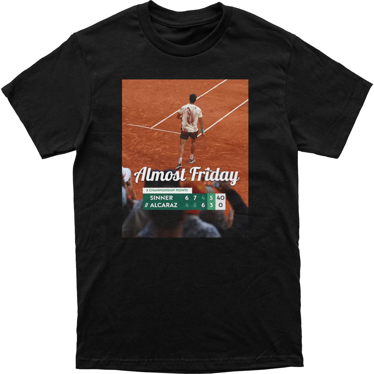 Almost Friday Alcaraz Match Point Tee