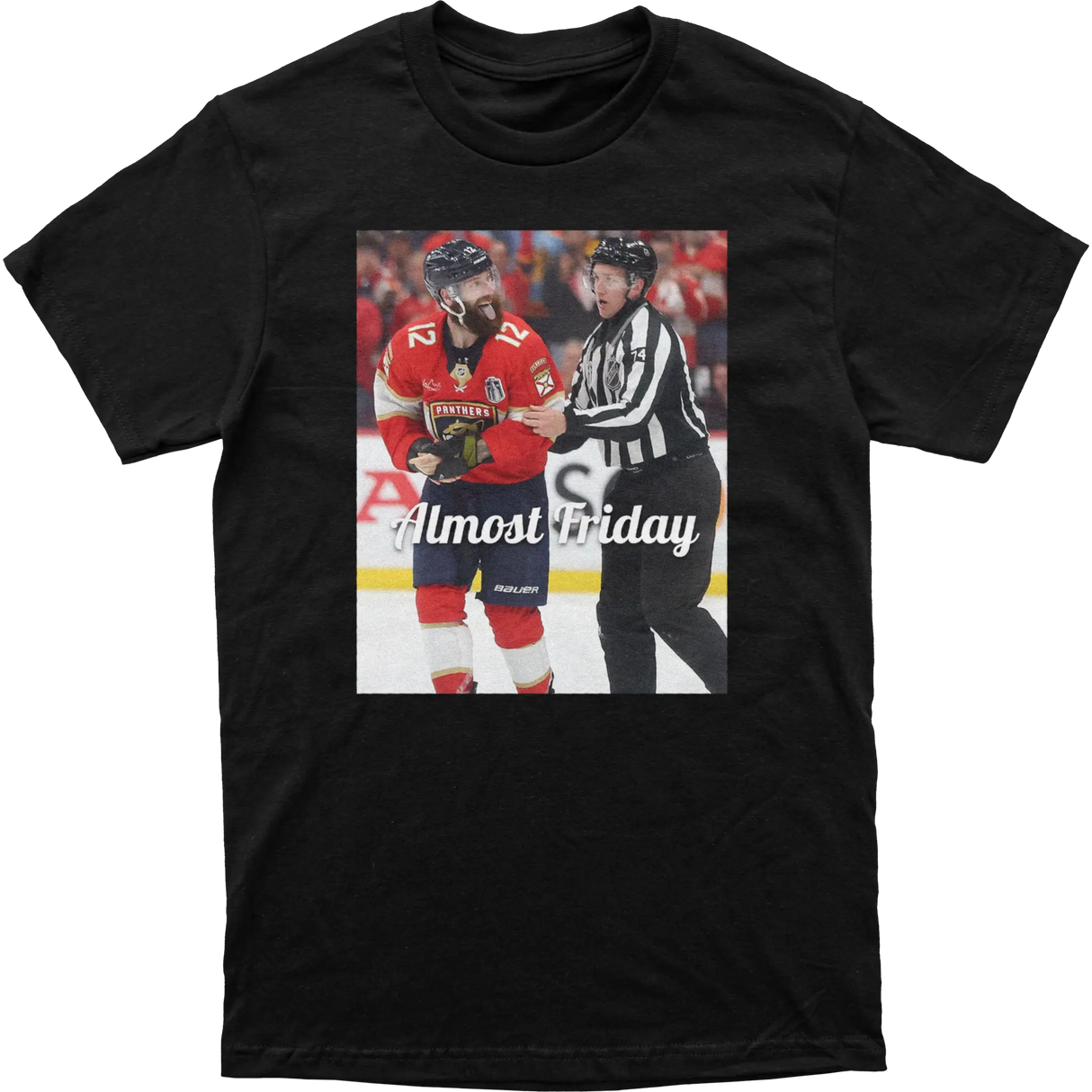 Almost Friday Panthers Tongue Out Tee