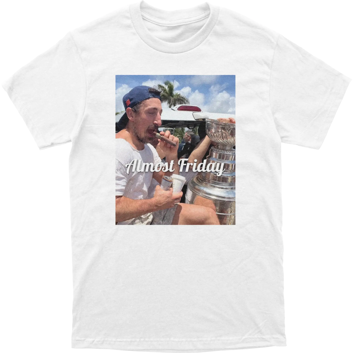 Almost Friday Marchand Cigar Tee