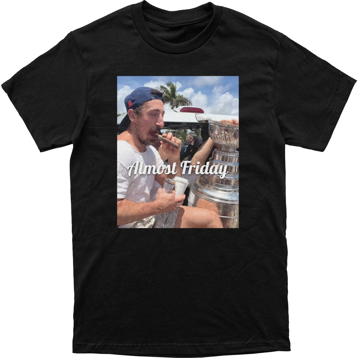 Almost Friday Marchand Cigar Tee