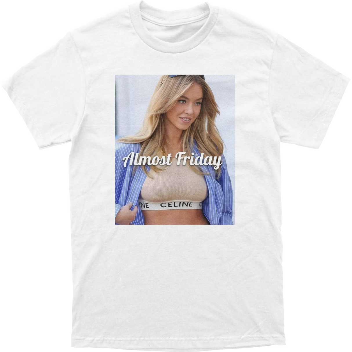 Almost Friday Sweeney Celine Tee