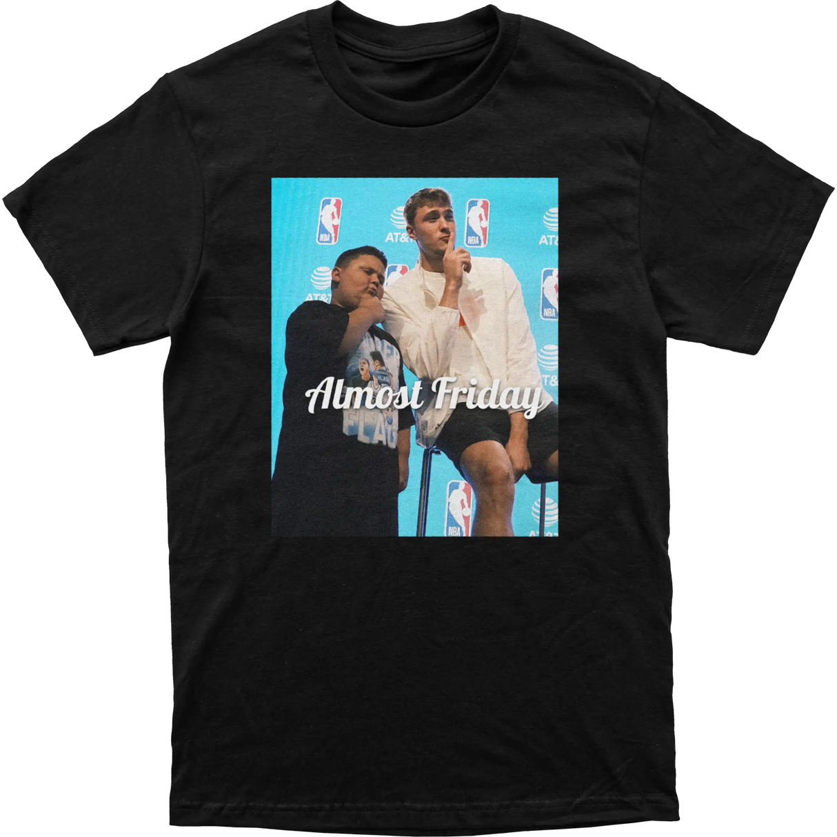 Almost Friday Rizzler and Flagg Tee