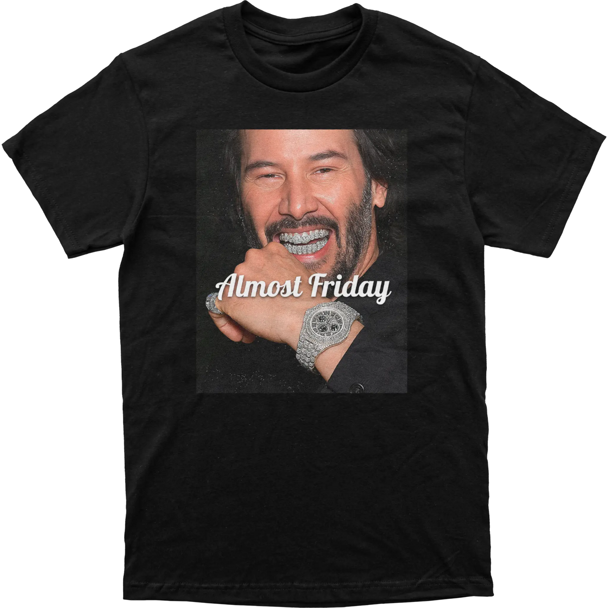 Almost Friday Keanu Drip 2 Tee