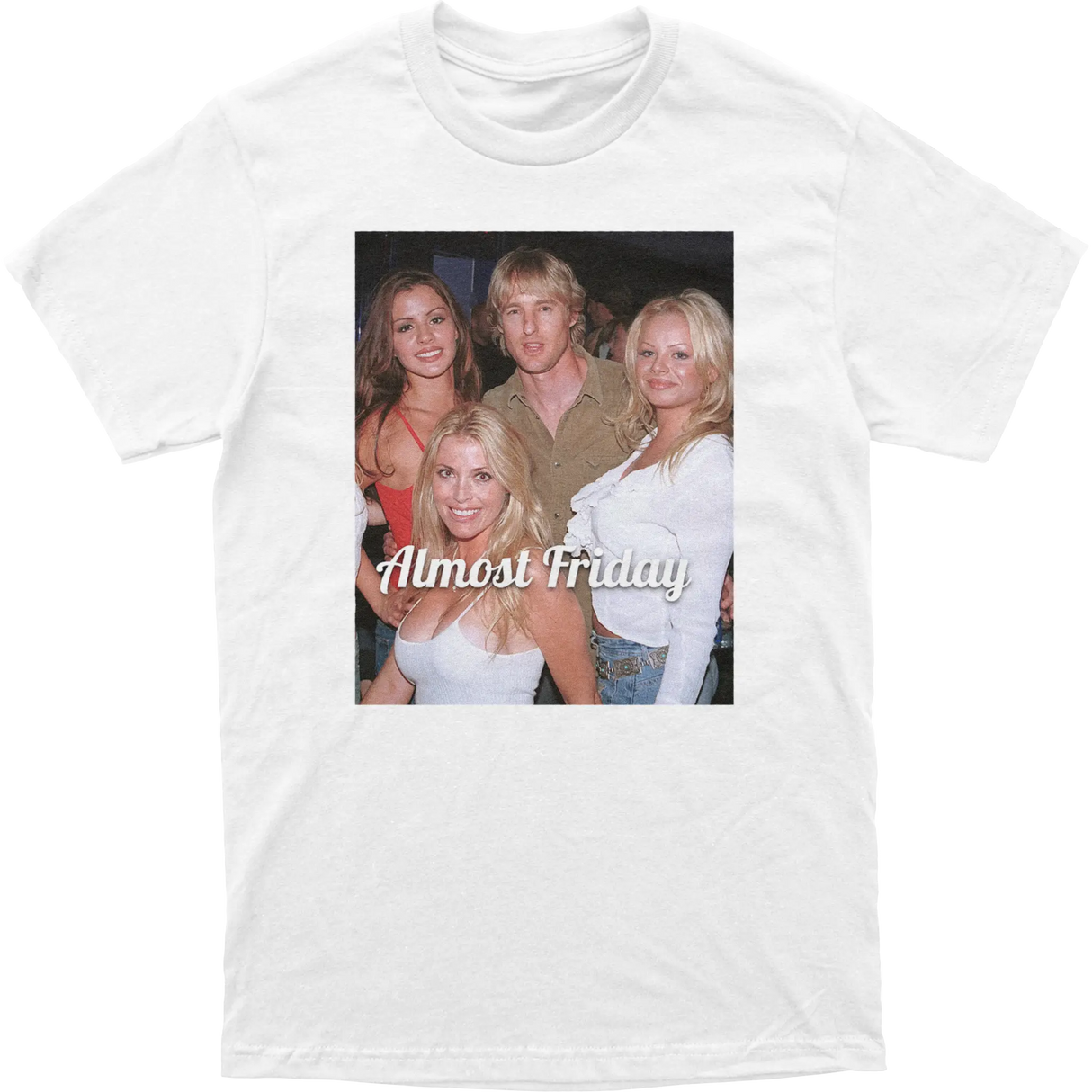 Almost Friday Owen Wilson Playmates Tee