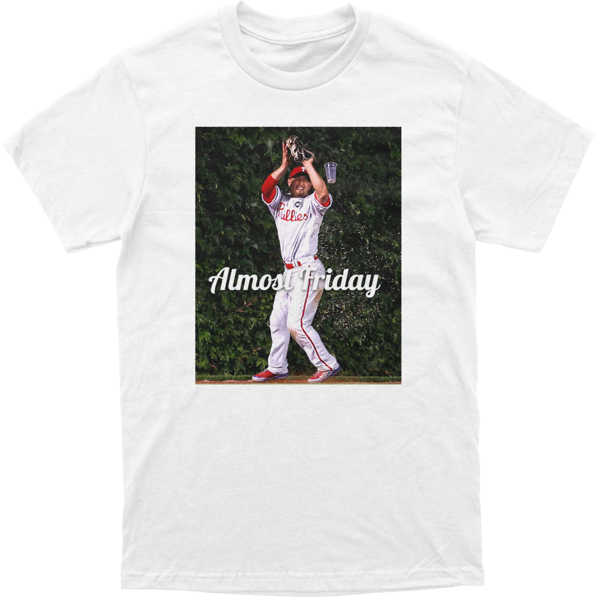 Almost Friday Phillies Beer Tee