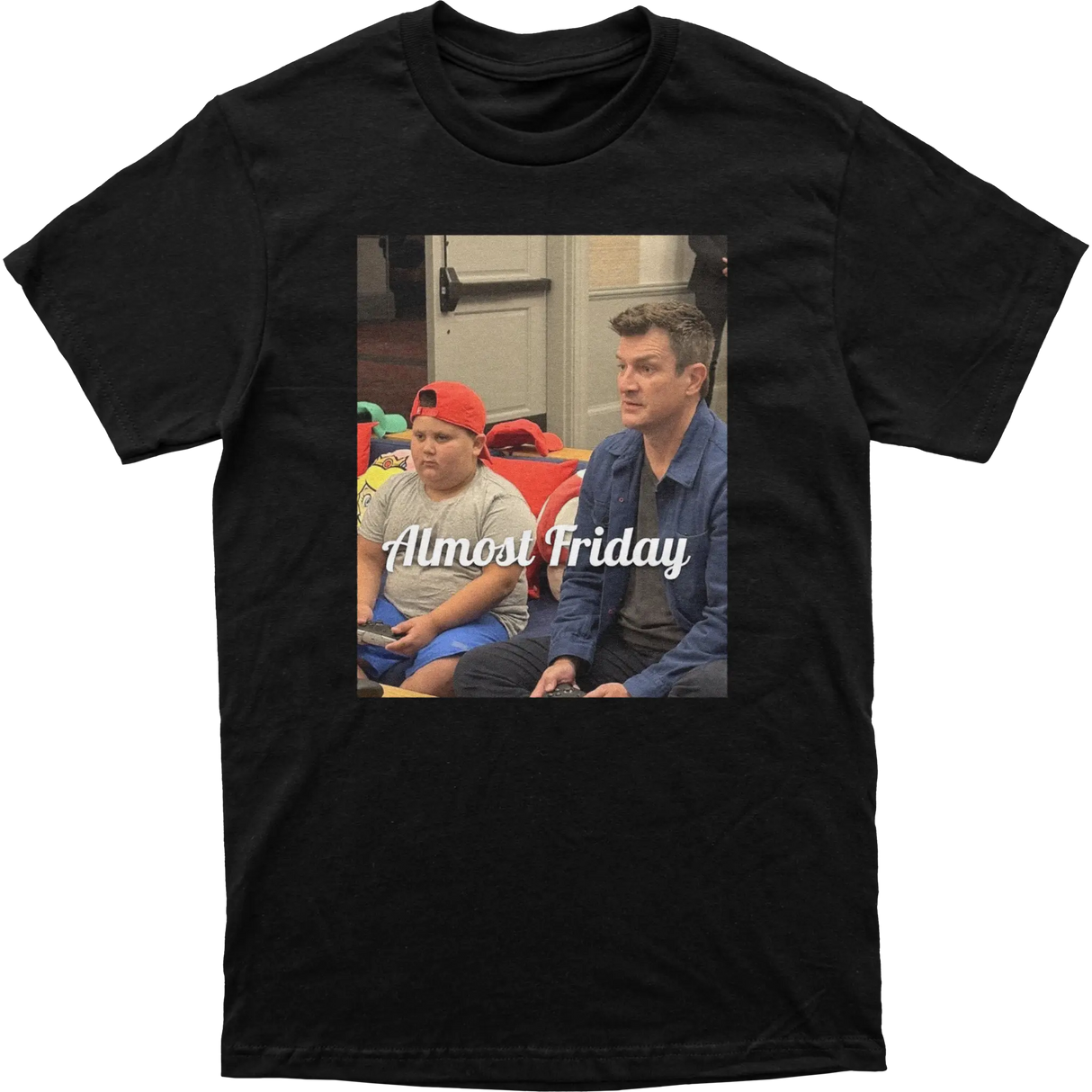 Almost Friday Rizzler Video Game Tee