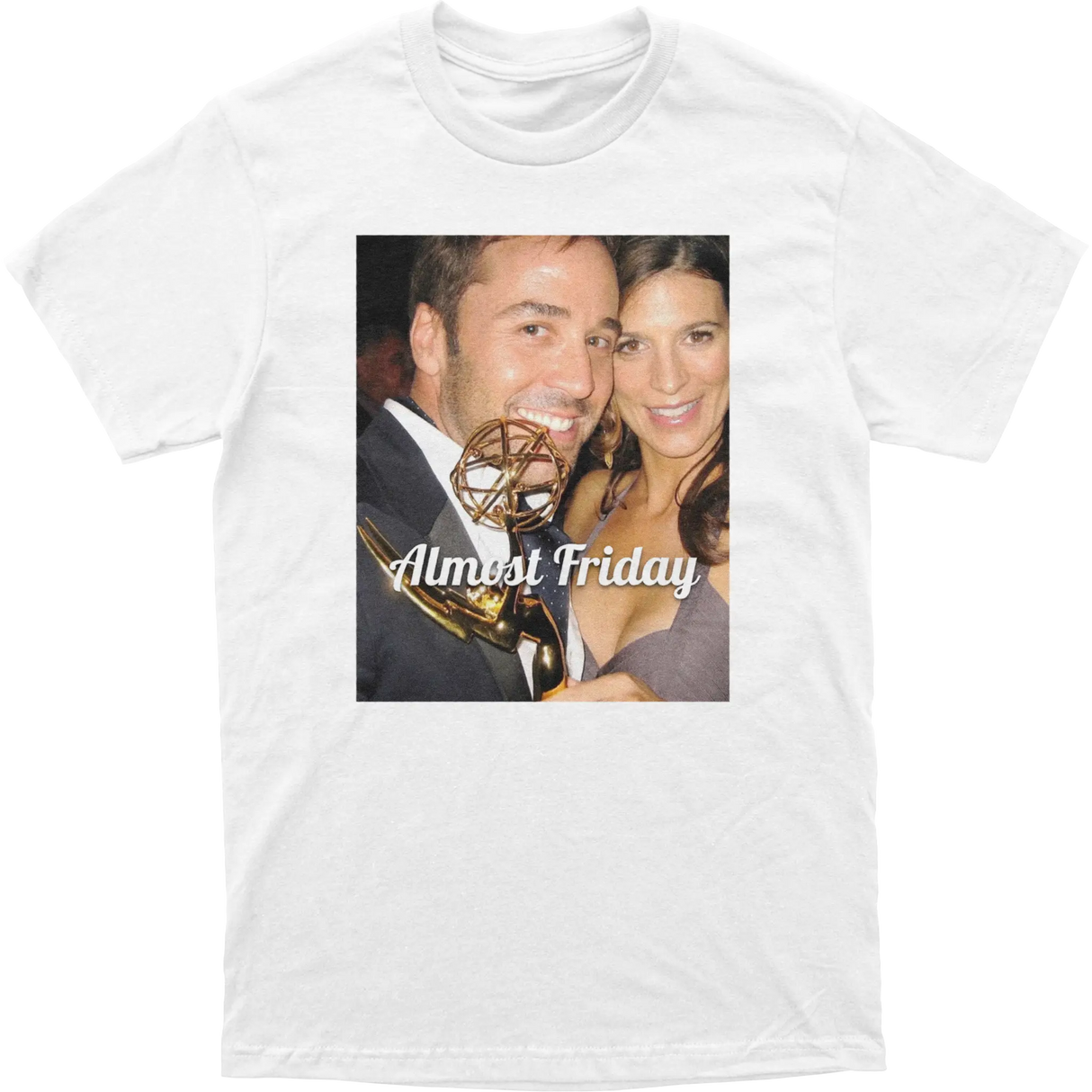 Almost Friday Mr. and Mrs. Gold Tee