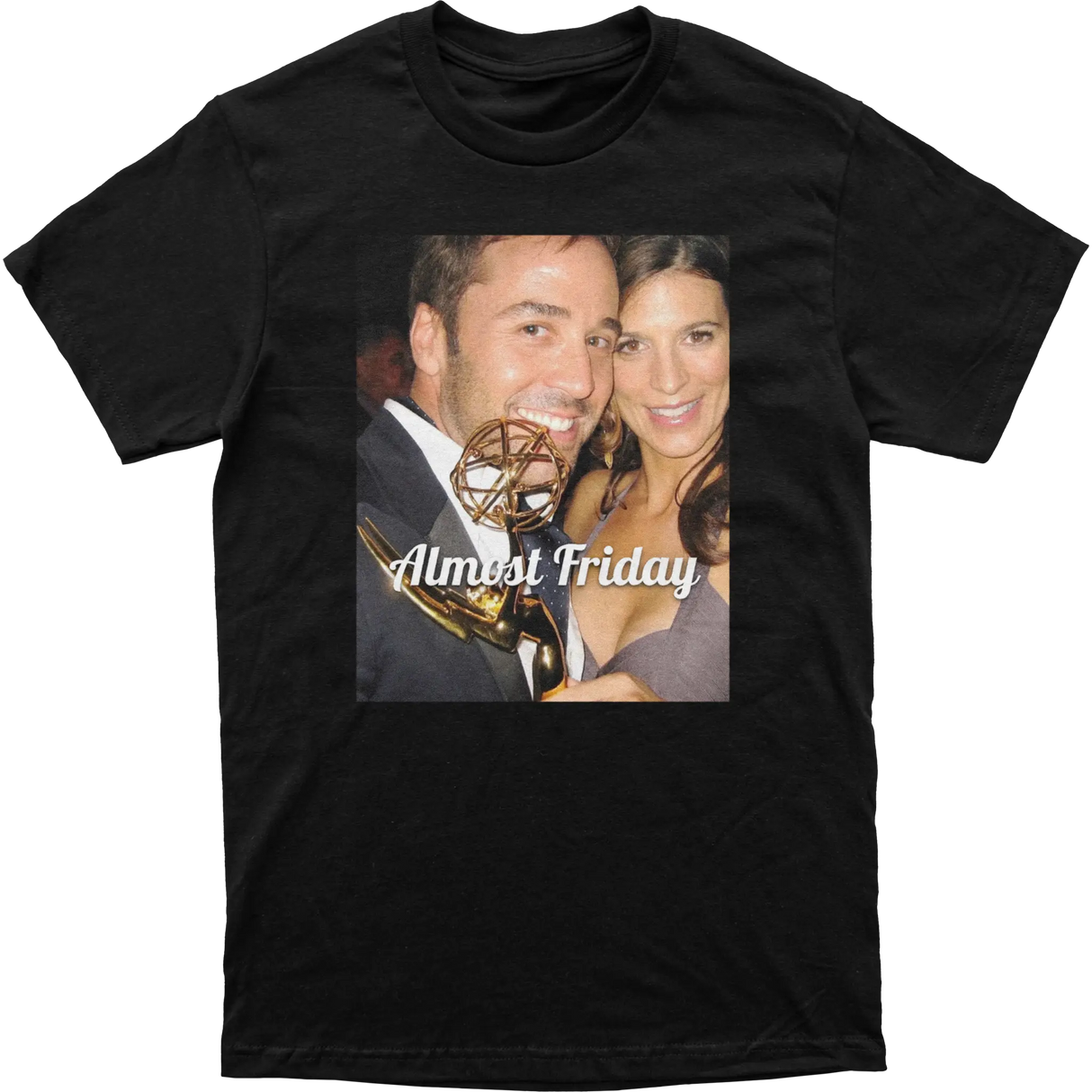 Almost Friday Mr. and Mrs. Gold Tee