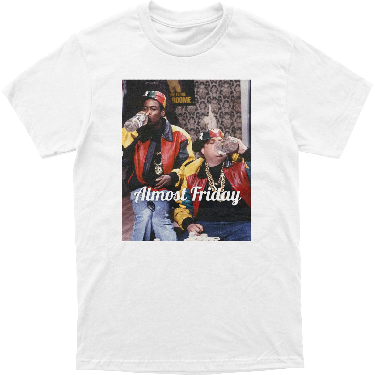 Almost Friday Farley and Rock Tee