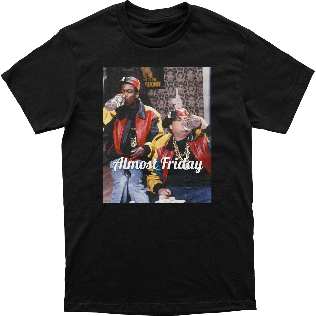 Almost Friday Farley and Rock Tee