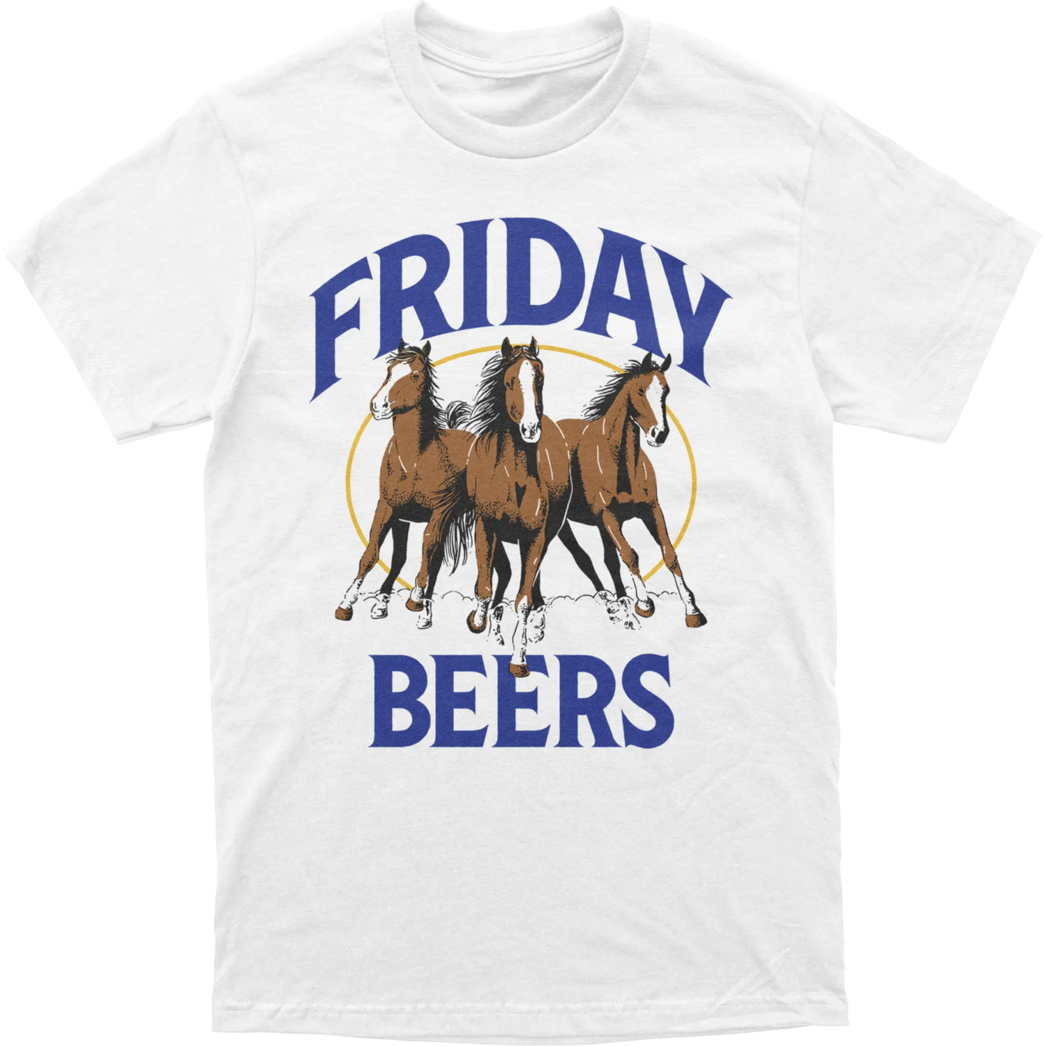 Friday Beers Horses Tee