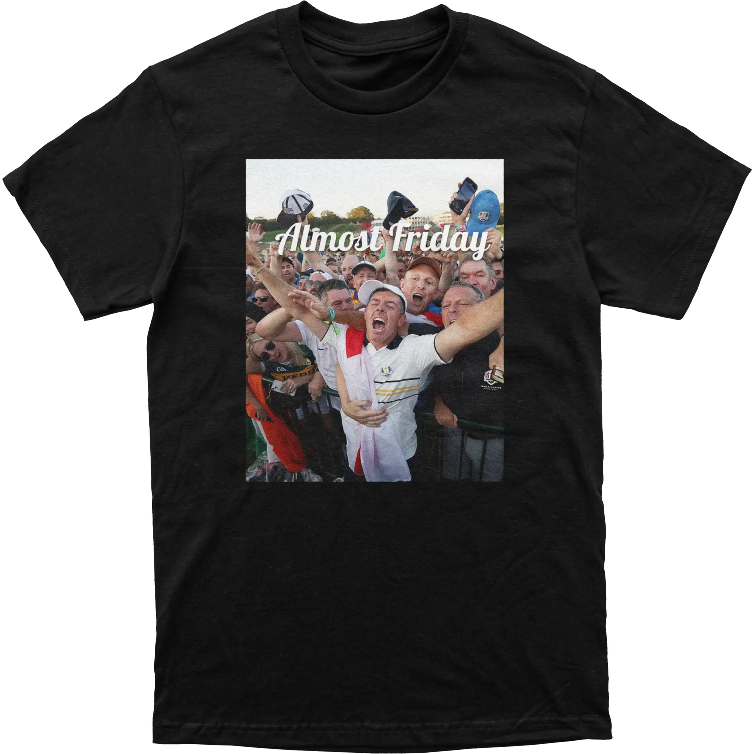 Almost Friday Rory Ryder Cup Tee