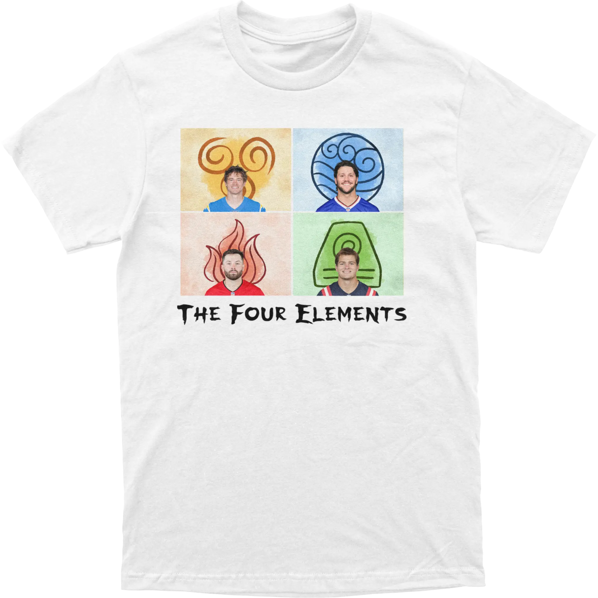 Four Quarterbacks Elements Tee
