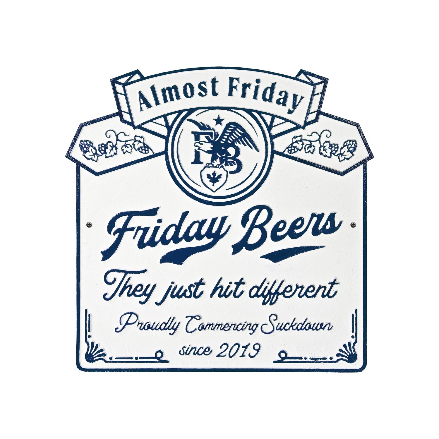 Friday Beers Wall Plaque