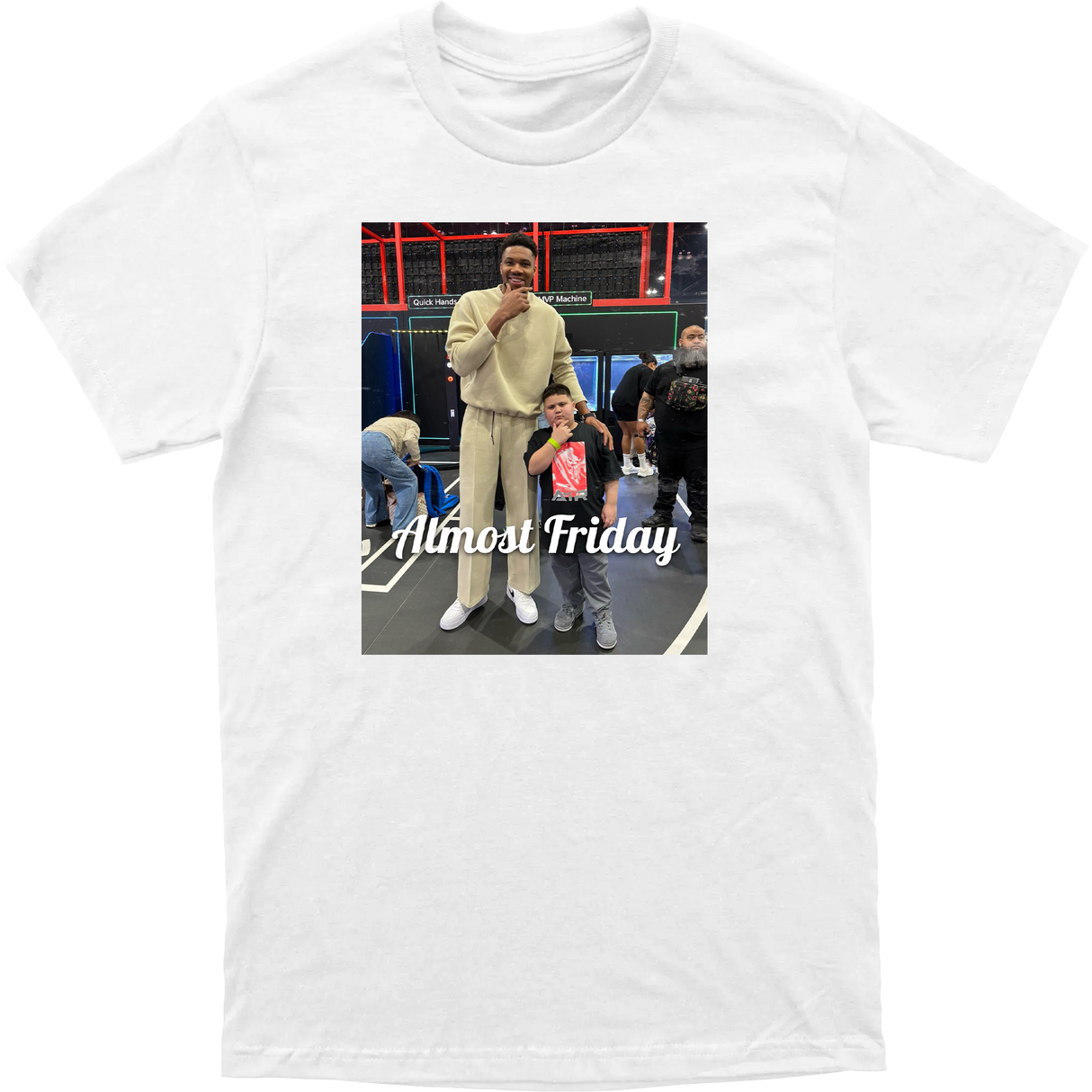 Almost Friday Rizzler Giannis Tee