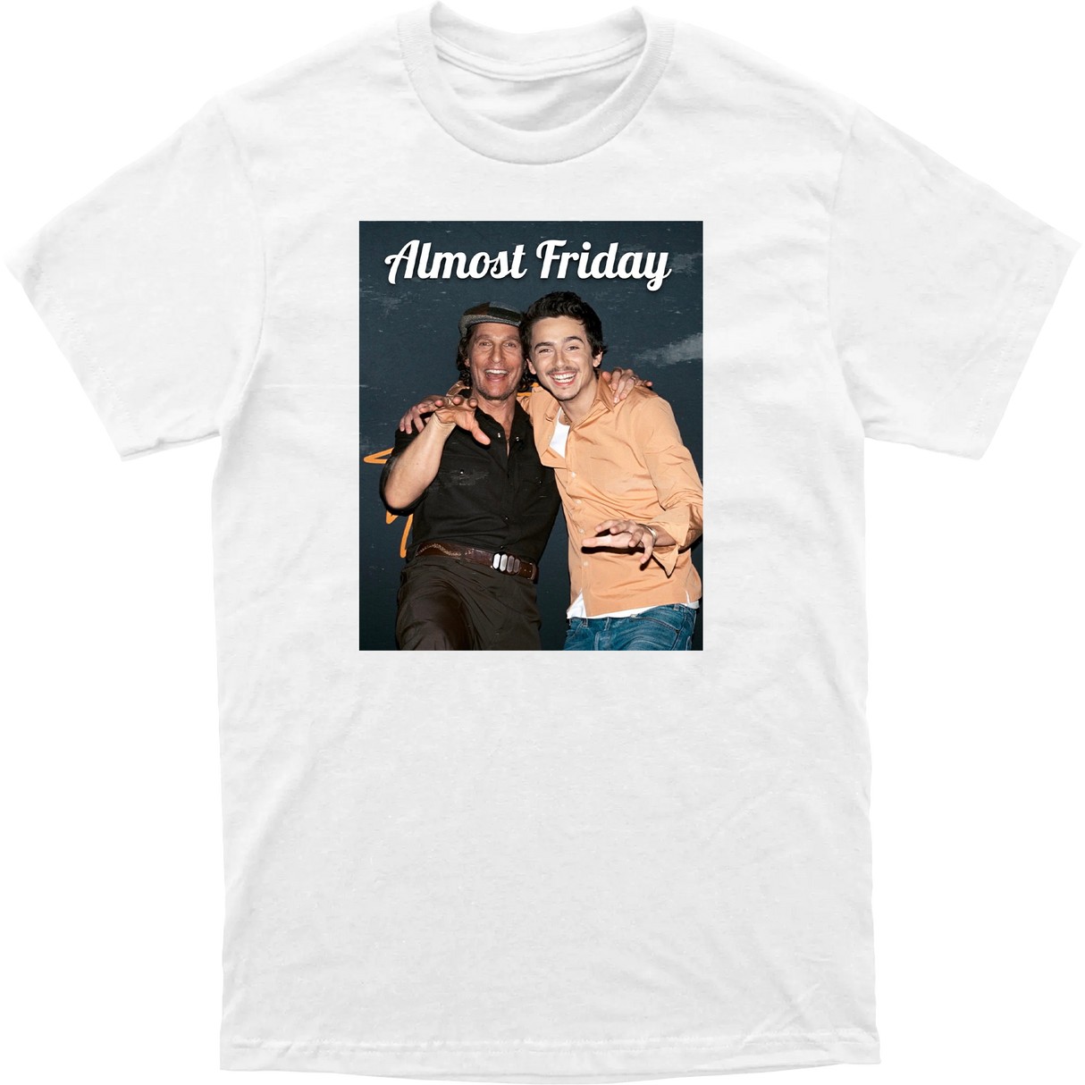 Almost Friday Chalamet McCon Tee