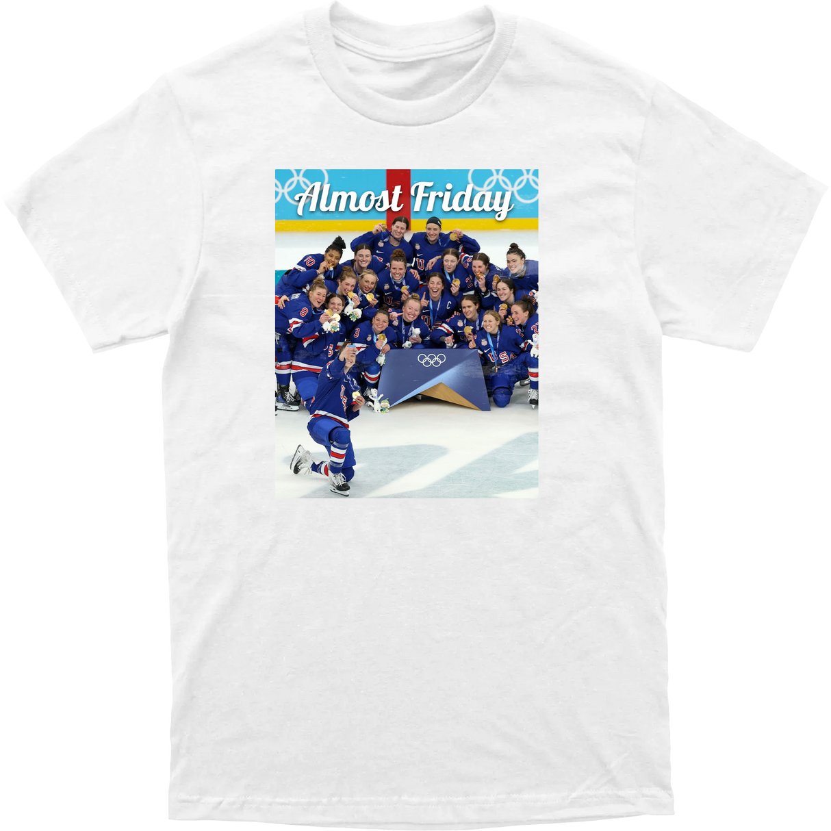 Almost Friday USA Selfie Tee