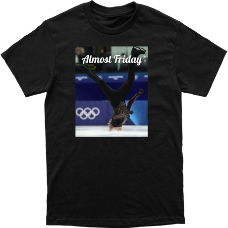 Almost Friday Skating Backflip Tee