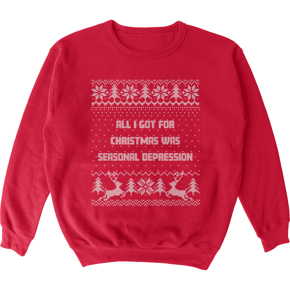 Seasonal Depression Tacky Sweater
