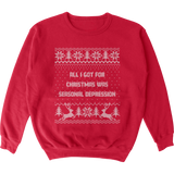 Seasonal Depression Tacky Sweater