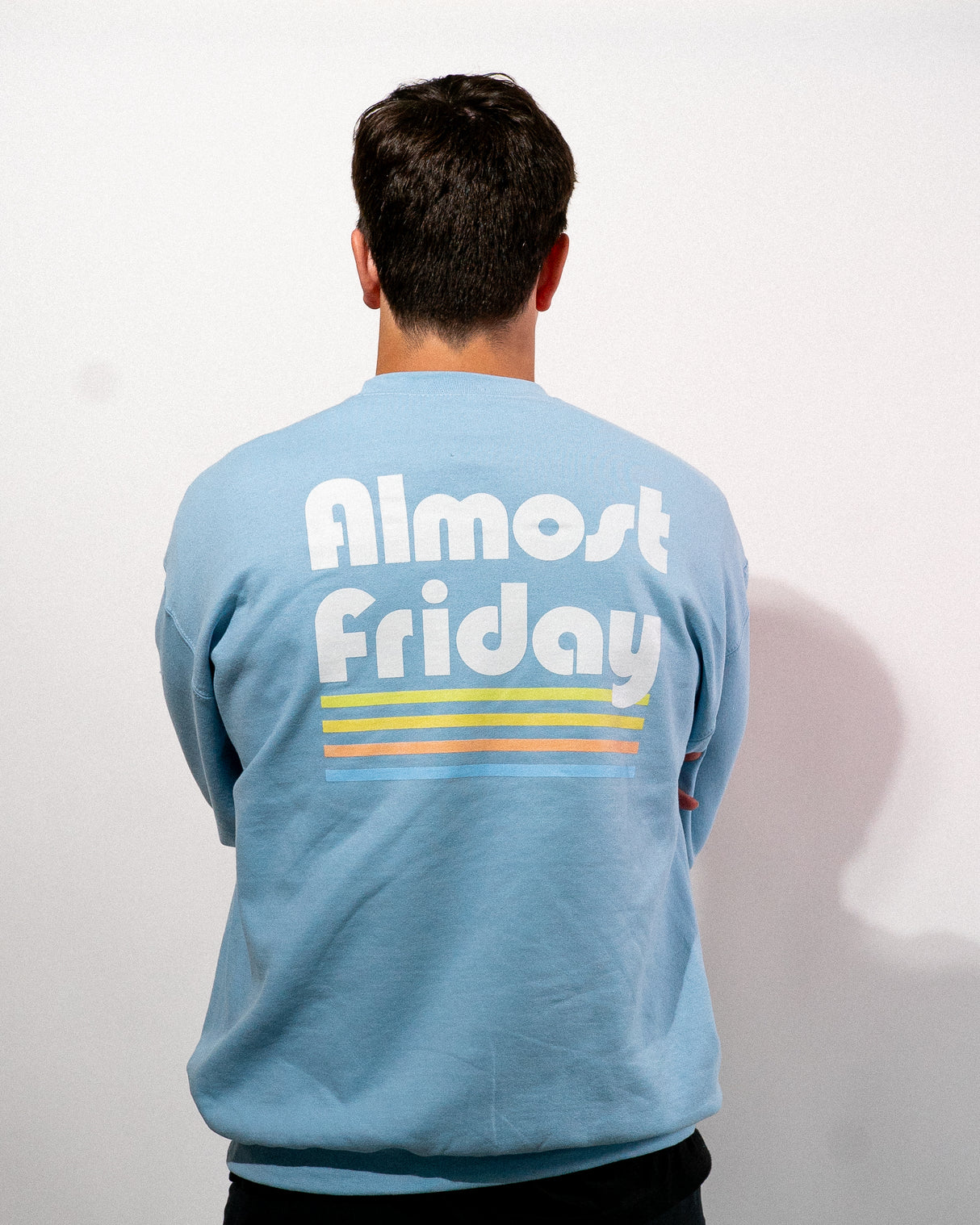 Almost Friday Retro Crewneck