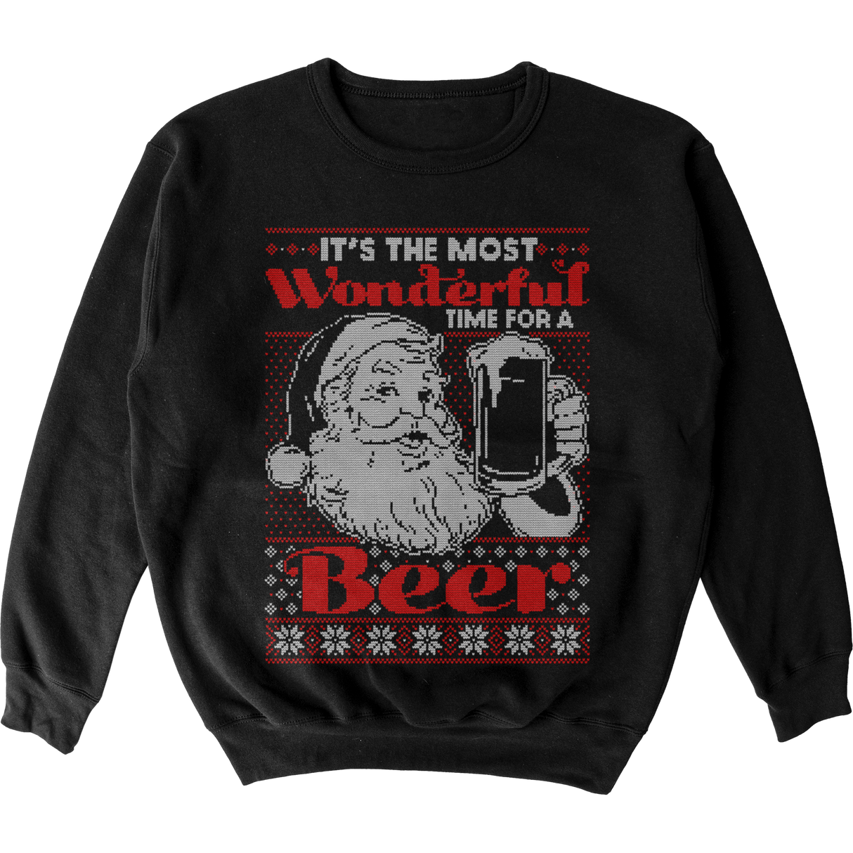 Wonderful Time For a Beer Tacky Sweater