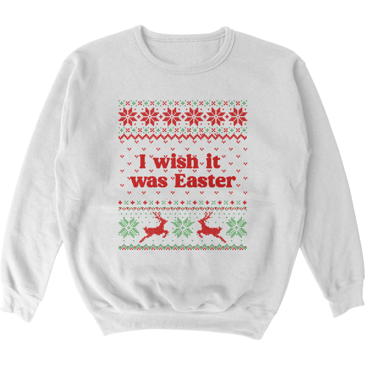 I Wish It Was Easter Tacky Sweater