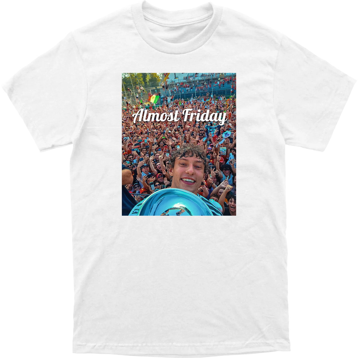 Almost Friday F1 Selfie Tee