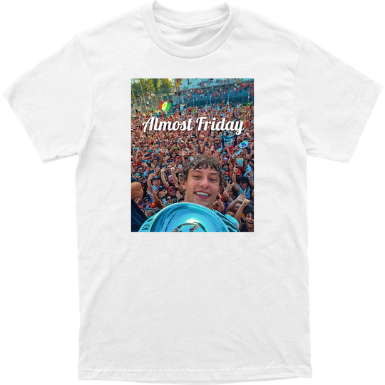 Almost Friday F1 Selfie Tee