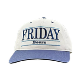 Friday Beers Bar Hat White with Navy