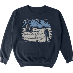 Snowy Mark Your Territory Crewneck