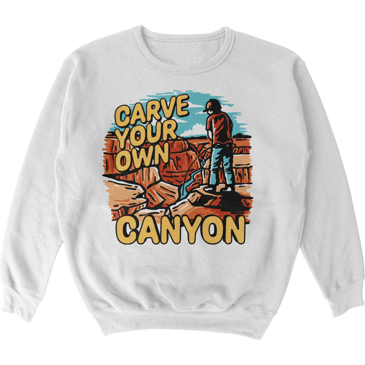 Carve Your Own Canyon Crewneck