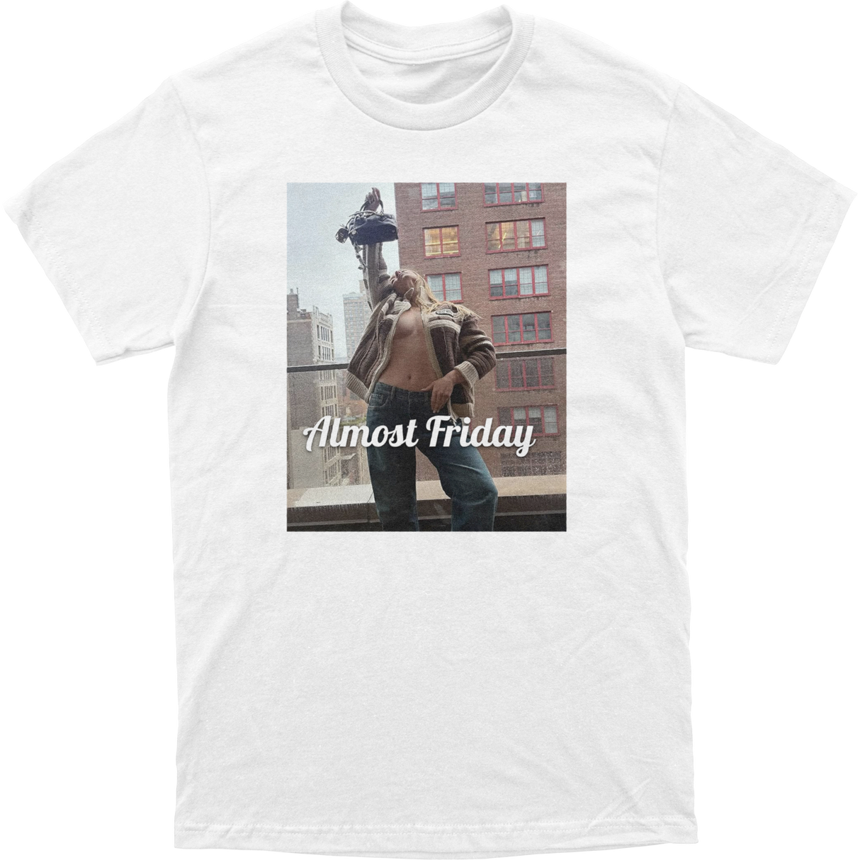 Almost Friday Sweeney Handbag Tee