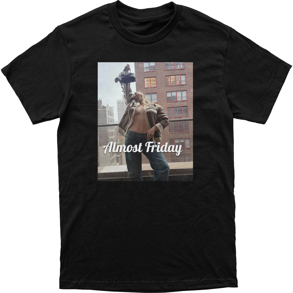 Almost Friday Sweeney Handbag Tee