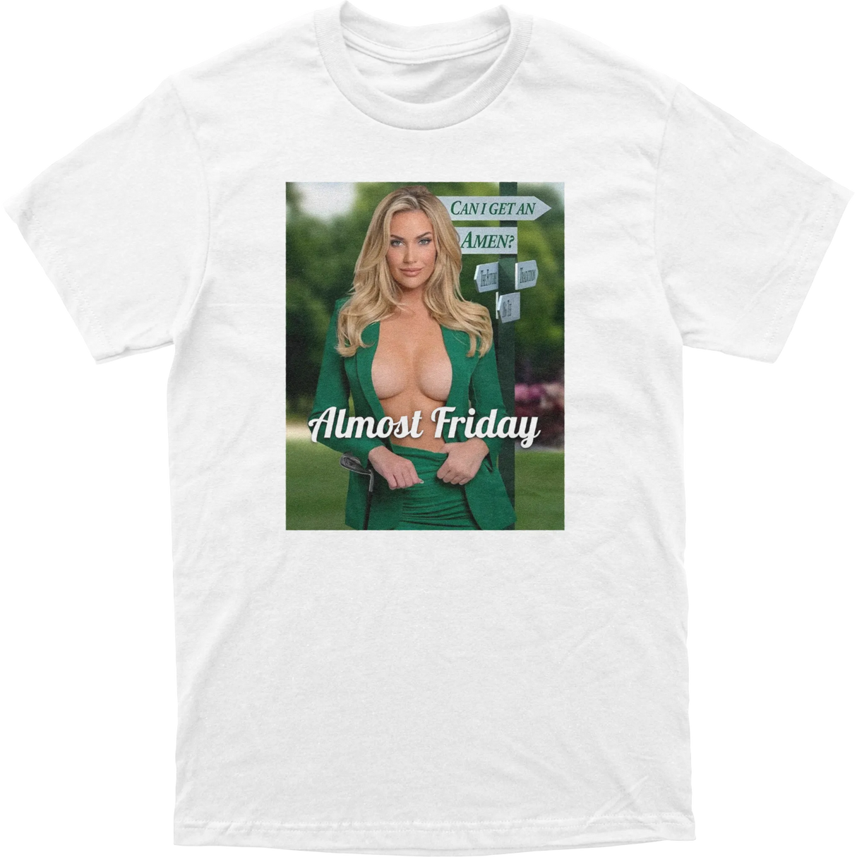 Almost Friday Spiranic Amen Tee