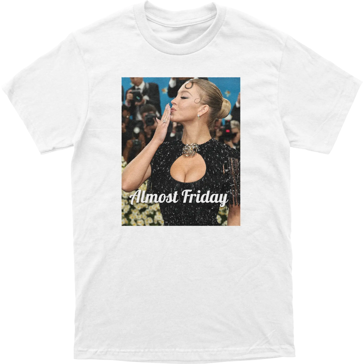 Almost Friday Sweeney Met Gala Tee