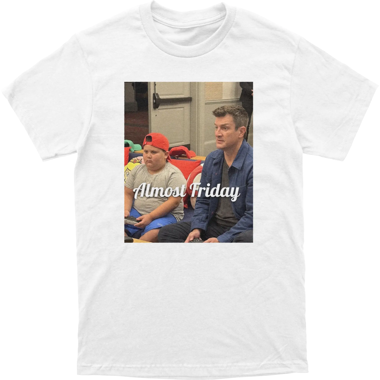 Almost Friday Rizzler Video Game Tee