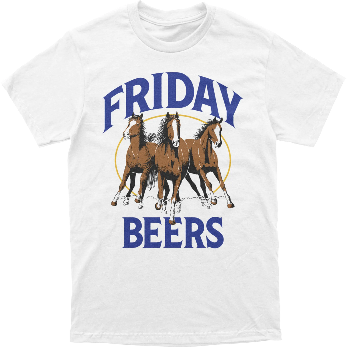 Friday Beers Horses Tee