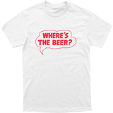 Where's The Beer Word Bubble Tee