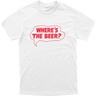 Where's The Beer Word Bubble Tee