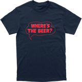 Where's The Beer Word Bubble Tee