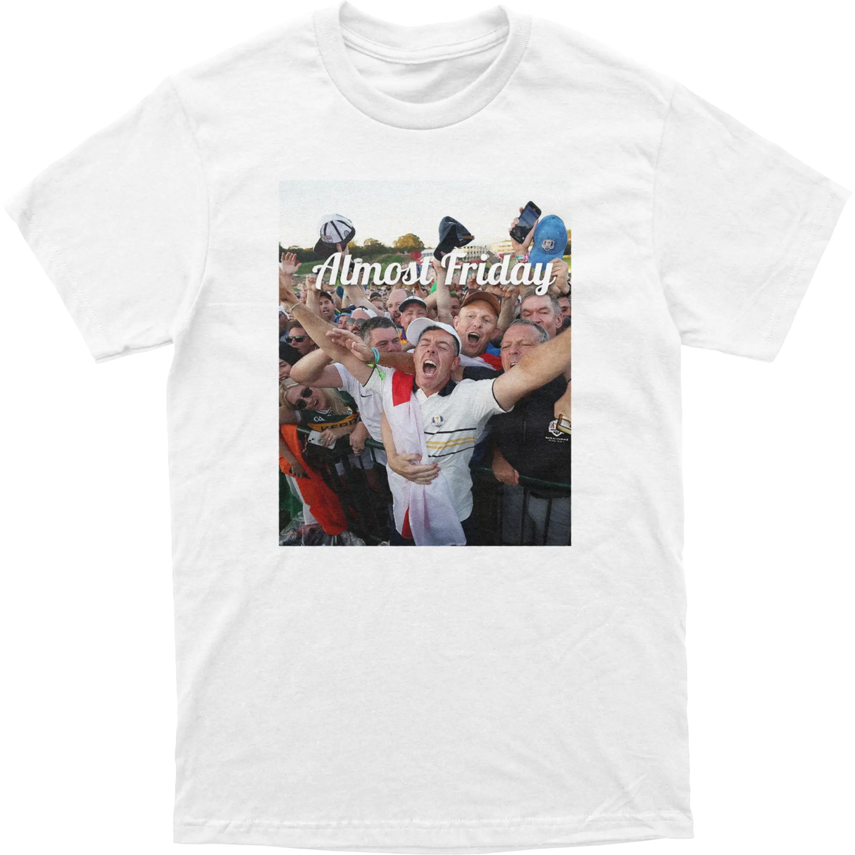 Almost Friday Rory Ryder Cup Tee